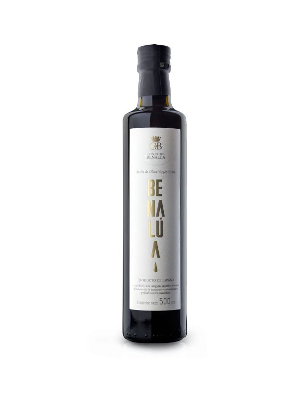 Benalúa AOVE botella vidrio 500ml 6ud